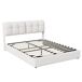 Cama doble, cama con almacenamiento, LED 220x167 Cama doble, cama con almacenamiento, LED 220x167 Beige