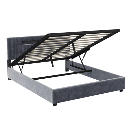 Cama 160x200cm, LED, cama de casal, cama jovem, cama funcional, cama de molas hidrĂ¡ulica Cama 160x200cm, LED, cama de casal, cama jovem, cama funcional, cama de molas hidrĂ¡ulica