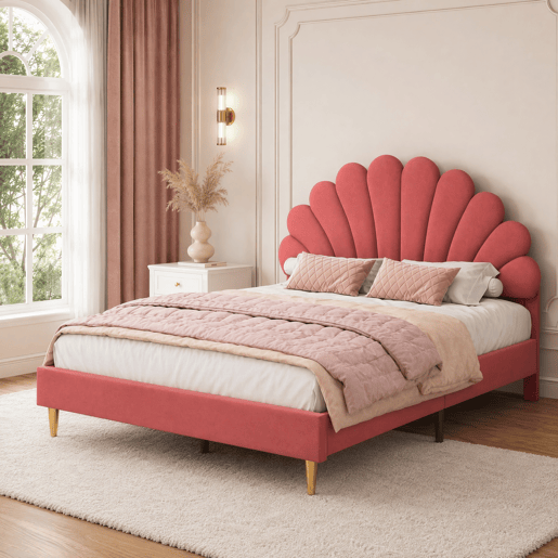 Cama estofada 140x200 cm, estrutura de cama, cama de solteiro, cama de casal Cama estofada 140x200 cm, estrutura de cama, cama de solteiro, cama de casal