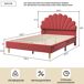 Cama doble. Cama de dormitorio. 200x140 Cama doble. Cama de dormitorio. 200x140 Beige