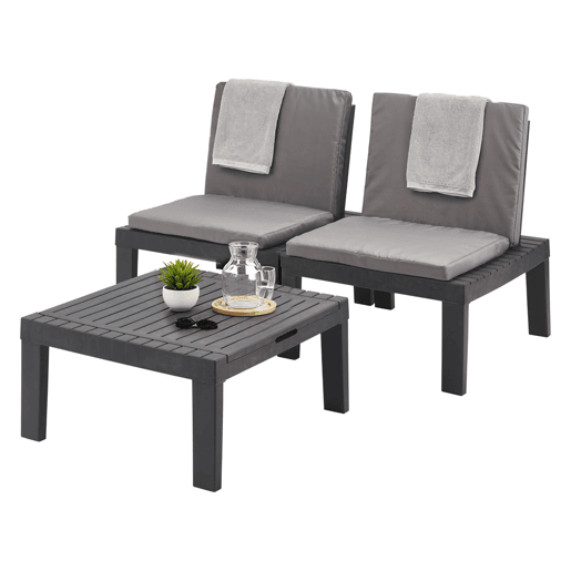 Sala de estar exterior em PVC