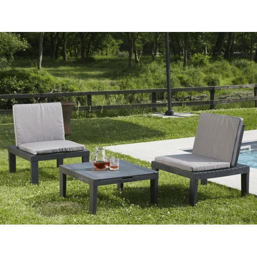 Sala de estar exterior em PVC