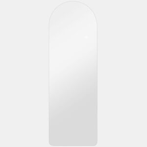 HOMCOM Espelho de Corpo Inteiro com Luzes, 120x40 cm, Espelho de Parede Arqueado, Sem Moldura, 3 Temperaturas de Cor, Brilho Ajustável, Função Memória, para Quarto, Sala, Transparente