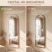 Espejo de Pared Vidrio Templado HOMCOM, hogar - decoración Espejo de Pared Vidrio Templado HOMCOM, hogar - decoración Transparente