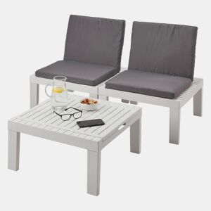 Sala de estar exterior em PVC