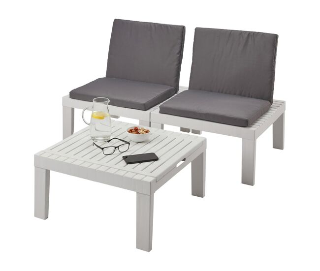 Sala de estar exterior em pvc