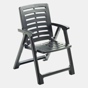 Cadeira para exterior de plástico