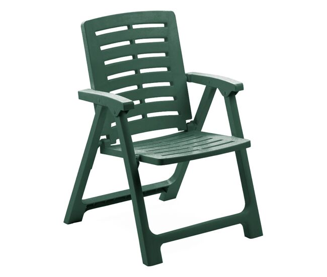 Silla de exterior de plástico