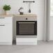 Alacena de Cocina un Compartimento en Madera Melaminada Alacena de Cocina un Compartimento en Madera Melaminada Blanco