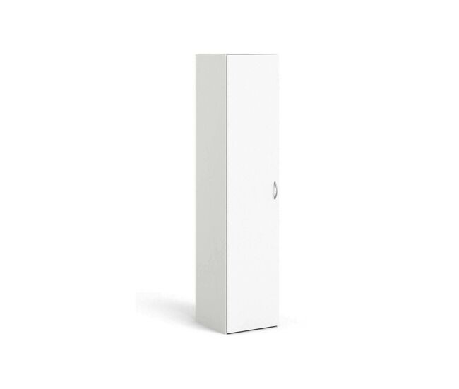 Armario multiuso 1 puerta para ropa en madera nobilitada