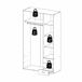 Armario 3 Puertas 4 Estantes en Madera Nobilitada 116 Armario 3 Puertas 4 Estantes en Madera Nobilitada 116 Blanco