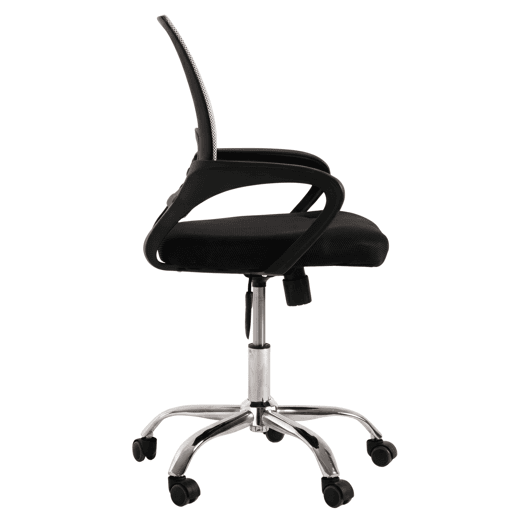 Cadeira de escritório ou mesa Vita, suporte lombar, tela respirável, apoios de braço, preto e branco. Cadeira de escritório ou mesa Vita, suporte lombar, tela respirável, apoios de braço, preto e branco.