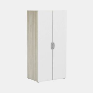 Guarda-roupa 2 Portas Cabideiro em Madeira Nobilitada
