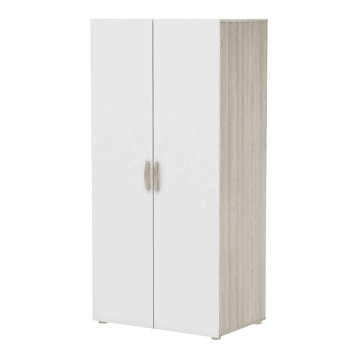 Guarda-roupa 2 Portas Cabideiro em Madeira Nobilitada