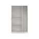 Armario Multiusos Grande 4 Estantes en Madera Nobilitada 109 Armario Multiusos Grande 4 Estantes en Madera Nobilitada 109 Blanco