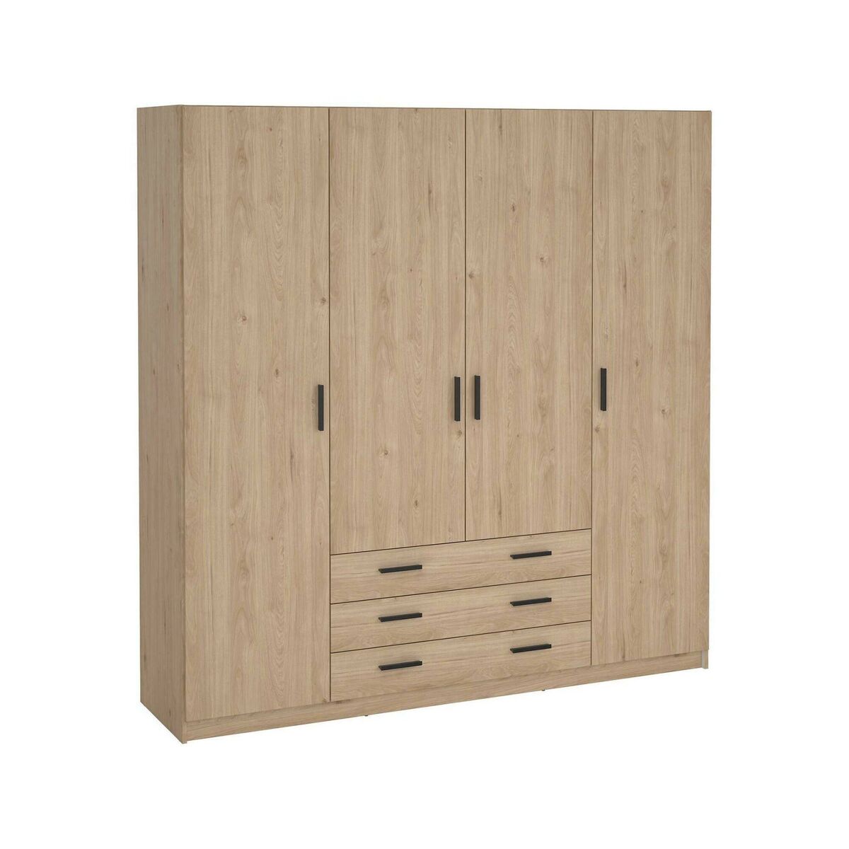 Armario Grande de 9 Estantes en Madera Laminada 196 Marrón
