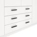 Armario Grande de 9 Estantes en Madera Laminada 196 Armario Grande de 9 Estantes en Madera Laminada 196 Blanco