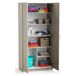 Armario Multiusos 2 Puertas 5 Estantes en Madera Aglomerada Armario Multiusos 2 Puertas 5 Estantes en Madera Aglomerada Roble