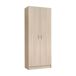 Armario Multiuso 2 Puertas 3 Estantes de Madera Aglomerada 73 Armario Multiuso 2 Puertas 3 Estantes de Madera Aglomerada 73 Marrón
