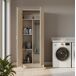 Armario Multiuso 2 Puertas 3 Estantes de Madera Aglomerada 73 Armario Multiuso 2 Puertas 3 Estantes de Madera Aglomerada 73 Marrón