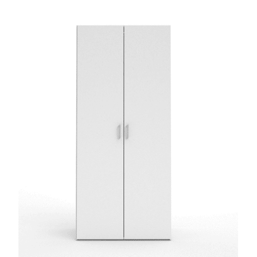 Guarda-Roupa 2 Portas com Cabideiro em Madeira Nobilitada Guarda-Roupa 2 Portas com Cabideiro em Madeira Nobilitada