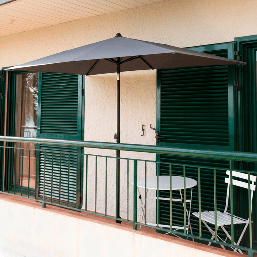 Aktive Guarda-sol retangular 180x145 cm cinza Aktive Guarda-sol retangular 180x145 cm cinza