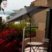 Aktive - Parasol terraza rectangular poliéster 4 varillas Aktive - Parasol terraza rectangular poliéster 4 varillas Gris