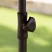 Aktive - Parasol terraza rectangular poliéster 4 varillas Aktive - Parasol terraza rectangular poliéster 4 varillas Gris