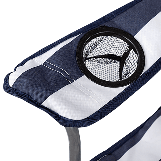 Aktive Conjunto de 2 cadeiras altas de camping listradas, 45x47x82 cm Aktive Conjunto de 2 cadeiras altas de camping listradas, 45x47x82 cm