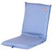 Aktive - Asiento playa plegable aluminio 4 posiciones bolsillo Aktive - Asiento playa plegable aluminio 4 posiciones bolsillo Blanco/ Azul