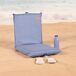 Aktive - Asiento playa plegable aluminio 4 posiciones bolsillo Aktive - Asiento playa plegable aluminio 4 posiciones bolsillo Blanco/ Azul