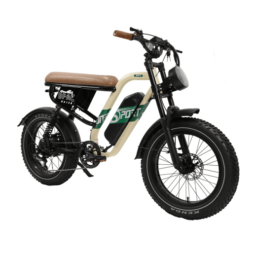 Bicicleta Elétrica MAXTURN W66 - Motor 500W Bateria 48V13.5AH Pneus De 20u201D Travões A Disco óleo - Bege Bicicleta Elétrica MAXTURN W66 - Motor 500W Bateria 48V13.5AH Pneus De 20u201D Travões A Disco óleo - Bege