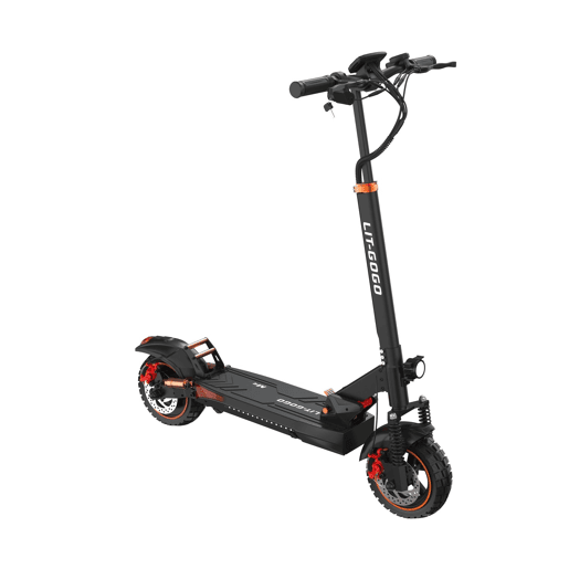 SUMEIDE LIT-M4 Patinete Elétrico Bateria 48V13AH, Freios a Disco, Design Dobrável - Laranja