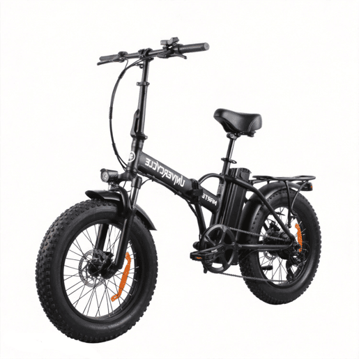 UNIVERCYCLE B3 Bicicletas eléctricas Bateria 48V13Ah 20 Polegadas Pneus Travão a disco hidráulico - Preto