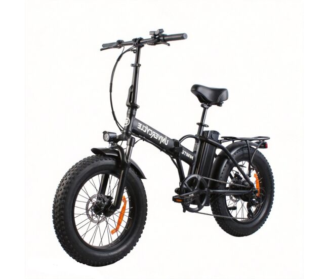 Univercycle b3 bicicletas eléctricas - batería 48v13ah 20 pulgada neumáticos freno de disco hidráulico - negro