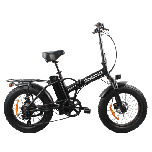 UNIVERCYCLE B3 Bicicletas eléctricas Bateria 48V13Ah 20 Polegadas Pneus Travão a disco hidráulico - Preto