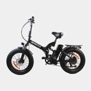 UNIVERCYCLE B4 Bicicletas eléctricas Bateria 48V13Ah 20 Polegadas Pneus Travão a disco hidráulico - Preto