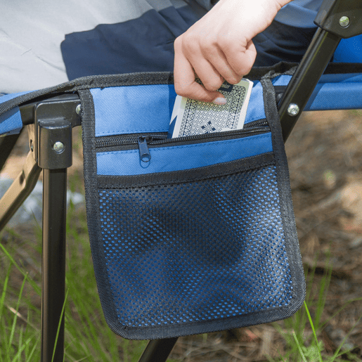 Aktive Pack 2 cadeiras altas de camping 54x80x103 cm com bolsos