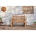 Banco de jardín - Daxon - Madera 120x61 Banco de jardín - Daxon - Madera 120x61 Crema