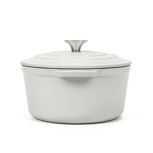 La Fonderie 1890, IENA25, Caçarola em ferro fundido, 25 cm, 4,7 L, bege, compatível com todas as fontes de calor, indução, gás, grelhador e forno. La Fonderie 1890, IENA25, Caçarola em ferro fundido, 25 cm, 4,7 L, bege, compatível com todas as fontes de calor, indução, gás, grelhador e forno.