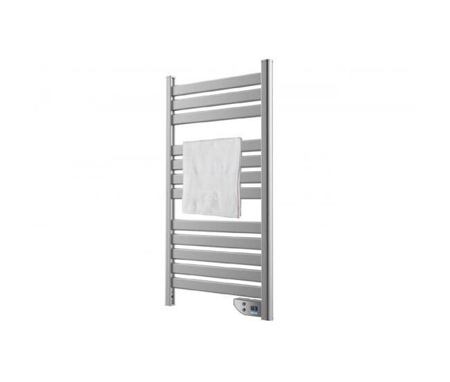Evvo toallero eléctrico c500 acero, 450w, hasta 8 m2, bajo consumo, silencioso, seguridad sobrecalentamiento, incluye kit de ins