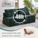 Sillón cama plegable con cojines INFINITELOTH Sillón cama plegable con cojines INFINITELOTH Verde