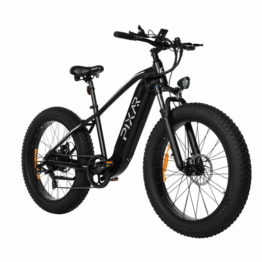 Pixar SPACE1 48V 20Ah 26*4 Bicicleta Elétrica Preta Freio a Disco Pixar SPACE1 48V 20Ah 26*4 Bicicleta Elétrica Preta Freio a Disco