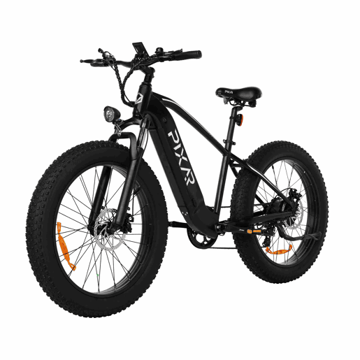 Pixar SPACE1 48V 20Ah 26*4 Bicicleta Elétrica Preta Freio a Disco Pixar SPACE1 48V 20Ah 26*4 Bicicleta Elétrica Preta Freio a Disco