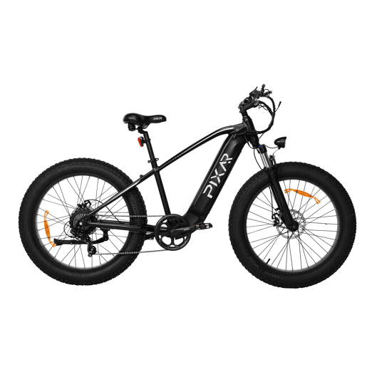 Pixar SPACE1 48V 20Ah 26*4 Bicicleta Elétrica Preta Freio a Disco Pixar SPACE1 48V 20Ah 26*4 Bicicleta Elétrica Preta Freio a Disco