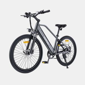 HillMiles MileTrail 1 Bicicletas eléctricas - Bateria 36V13Ah 26 Polegadas Pneus Travões hidráulicos - Cinza