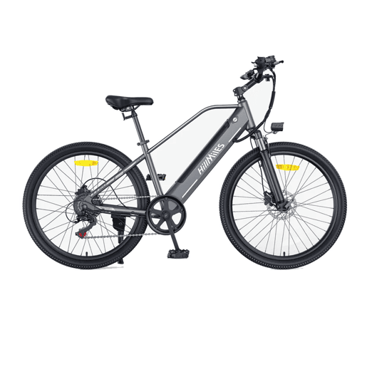 HillMiles MileTrail 1 Bicicletas eléctricas - Bateria 36V13Ah 26 Polegadas Pneus Travões hidráulicos - Cinza