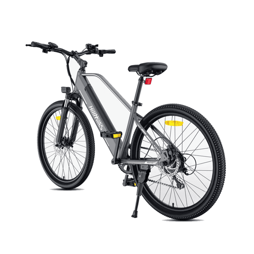 HillMiles MileTrail 1 Bicicletas eléctricas - Bateria 36V13Ah 26 Polegadas Pneus Travões hidráulicos - Cinza