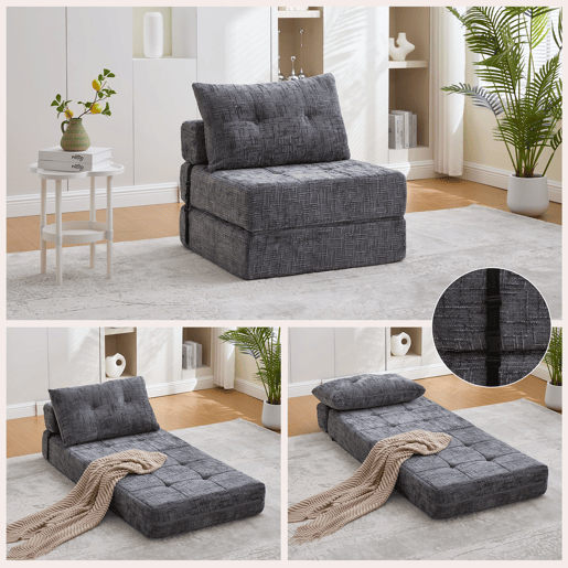 Poltrona-Cama Dobrável com Almofadas QUASARREX