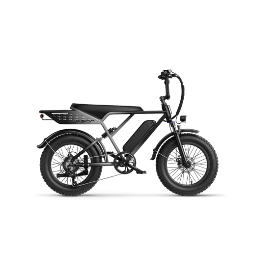 Bicicleta Elétrica JASION RetroVolt - 48V12.5AH Pneus De 20 Polegadas Travões Mecânicos - Cinza Bicicleta Elétrica JASION RetroVolt - 48V12.5AH Pneus De 20 Polegadas Travões Mecânicos - Cinza